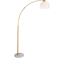 Торшер Artelamp Paolo A5822PN-1PB Белый Полированная медь