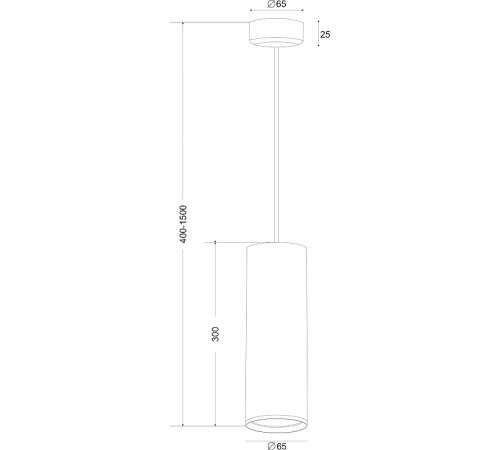 Подвесной светильник Maytoni Pendant Focus Design P038PL-01W Белый