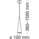 Подвесной светильник Maytoni Pendant Nevill P318-PL-01-N Никель