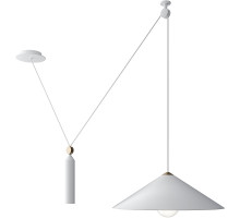 Подвесной светильник Maytoni Pendant Peso P080PL-01W Белый