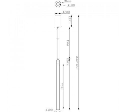 Подвесной светильник Maytoni Pendant Ray P022PL-L10B Черный