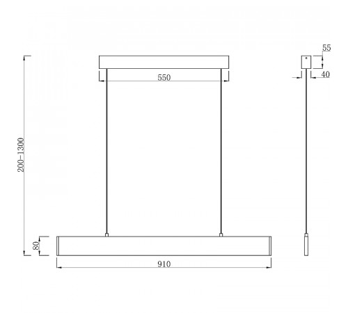 Подвесной светильник Maytoni Pendant Step P010PL-L23G4K Золото