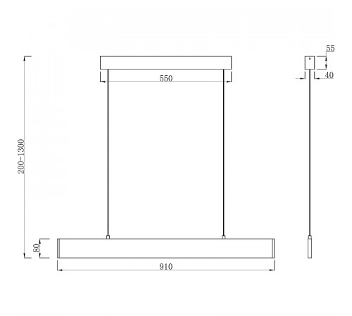 Подвесной светильник Maytoni Pendant Step P010PL-L30W4K Белый