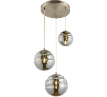 Подвесной светильник Maytoni Pendant Vinare P074PL-03N Дымчатый Никель