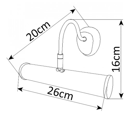 Подсветка для картин Artelamp Picture lights basic A5023AP-1AB Античная бронза