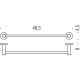 Полотенцедержатель Colombo Design Plus W4910.HPS1 Zirconium