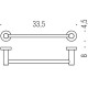 Полотенцедержатель Colombo Design Plus W4909.ВM Белый матовый