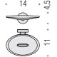 Мыльница Colombo Design Plus W4901.HPS1 Zirconium