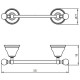 Полотенцедержатель Migliore Provance 17671 Хром