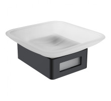 Мыльница Boheme Q 10943-CR-B Черная Хром