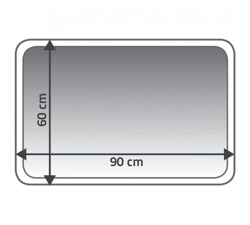 Коврик для ванной комнаты Ridder Quad 90х60 7106309 Бежевый