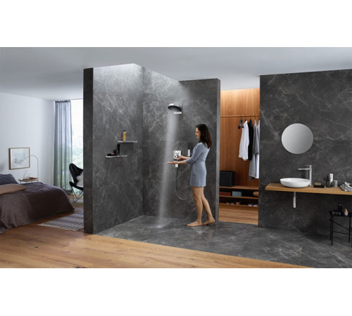 Стеклянная полка Hansgrohe Rainfinity 50 26844700 Белый матовый Графит