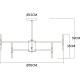 Люстра Artelamp Ramona A7410PL-40PB Белая Полированная медь