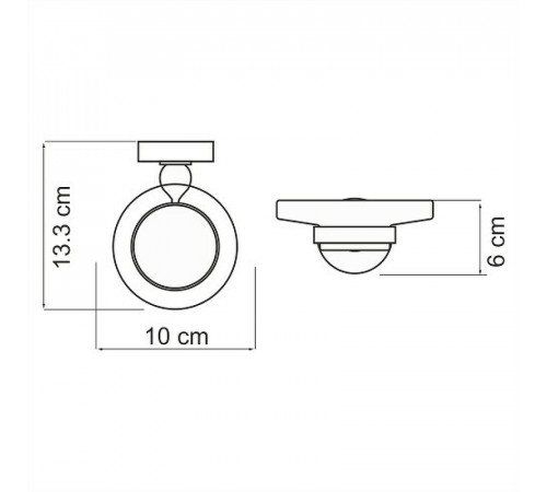 Мыльница WasserKRAFT Regen K-6929 Хром