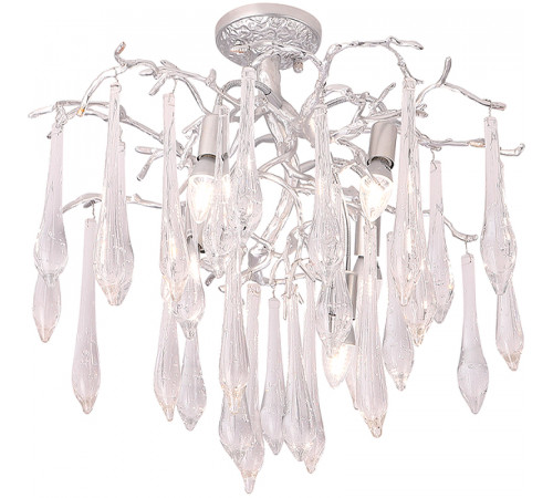 Люстра Crystal Lux Reina PL5 D600 Silver Patina Прозрачная Серебро