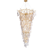 Люстра Crystal Lux Reina SP34 D1200 Gold Pearl Прозрачная Золото