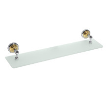 Стеклянная полка Bemeta Retro Gold and Сhrom 144202248 Золото Хром
