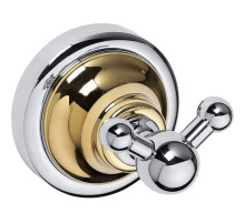 Двойной крючок Bemeta Retro Gold and Сhrom 144206038 Золото Хром