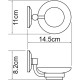 Мыльница WasserKRAFT Rhein K-6229O Хром