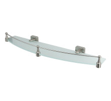 Стеклянная полка WasserKRAFT Rhin K-8744 Хром