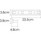 Вешалка для полотенец WasserKRAFT Rhin K-8774 Хром