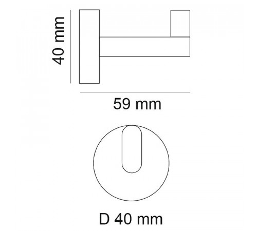 Крючок Webert Rimini RI500401010 Золото