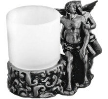 Стакан для зубных щеток Art&Max Romantic AM-B-0081D-T Серебро