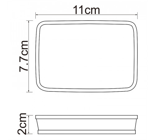 Мыльница WasserKRAFT Rossel K-5729 Белая