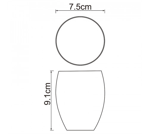 Стакан для зубных щеток WasserKRAFT Ruwer K-6728 Хром