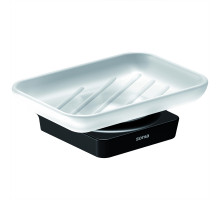 Мыльница Sonia S6 black 166459 Черная матовая