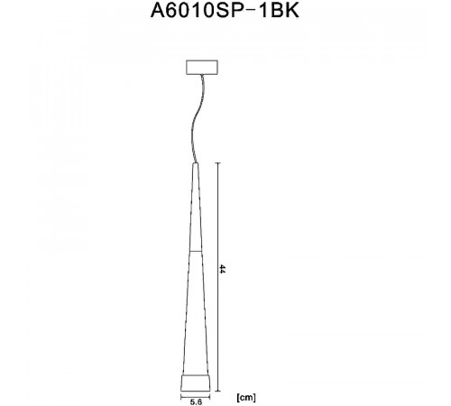 Подвесной светильник Artelamp Sabik A6010SP-1BK Черный