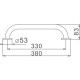 Поручень Haiba HB1718 Хром