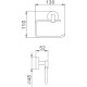 Держатель туалетной бумаги Haiba HB1703-3 Хром