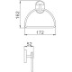 Кольцо для полотенец Haiba HB1904-2 Хром