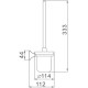 Ершик для унитаза Haiba HB8510 Хром