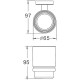 Стакан для зубных щеток Haiba HB8606 Хром