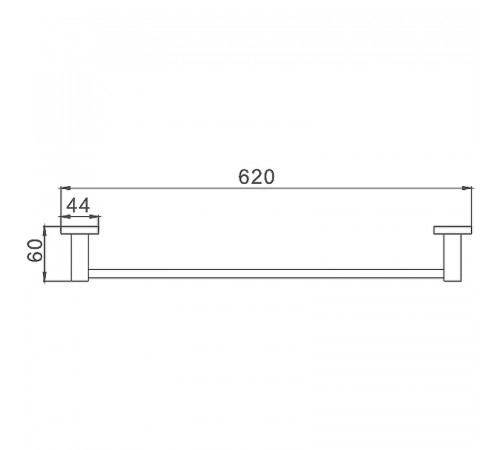 Полотенцедержатель Haiba HB8601 Хром