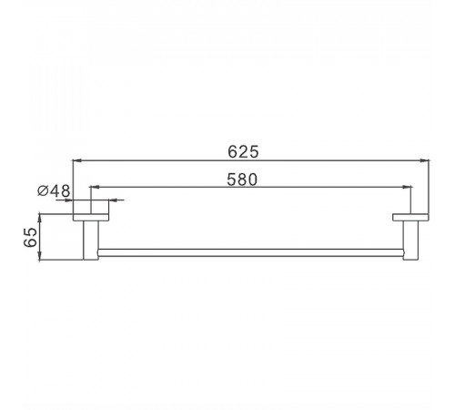 Полотенцедержатель Haiba HB8701 Черный