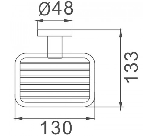 Мыльница Haiba HB8702-1 Черная