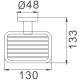 Мыльница Haiba HB8702-1 Черная