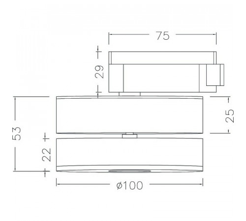 Трековый светильник Maytoni Single phase track system Magic TR006-1-12W3K-B Черный