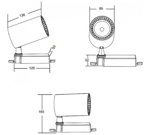 Трековый светильник Maytoni Single phase track system Vuoro TR003-1-30W4K-B Черный