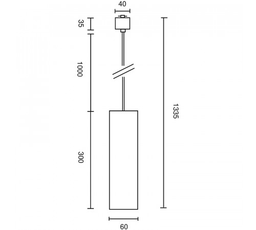 Трековый светильник Maytoni Single phase track system Focus TR025-1-GU10-B Черный