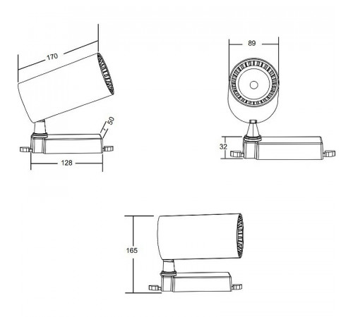 Трековый светильник Maytoni Single phase track system Vuoro TR003-1-40W4K-W Белый