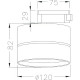 Трековый светильник Maytoni Single phase track system Onda TR007-1-18W3K-W Белый