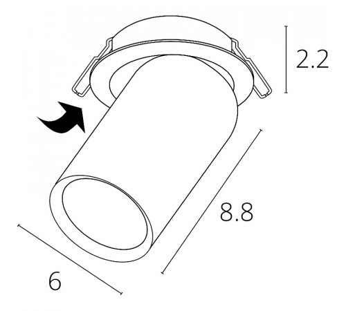 Потолочный светильник Artelamp Situla A3731PL-1BK Черный