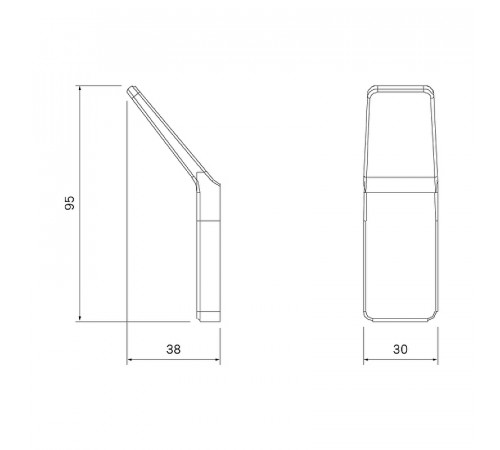 Крючок Iddis Slide SLIGM10i41 Графит матовый