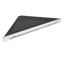 Металлическая полка Ravak Slim C X07P576 угловая Черный Хром