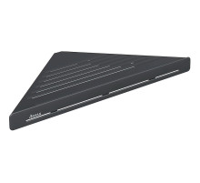 Металлическая полка Ravak Slim C X07P650 угловая Черная