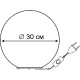 Настольная лампа Artelamp Sphere A6030LT-1WH Белая